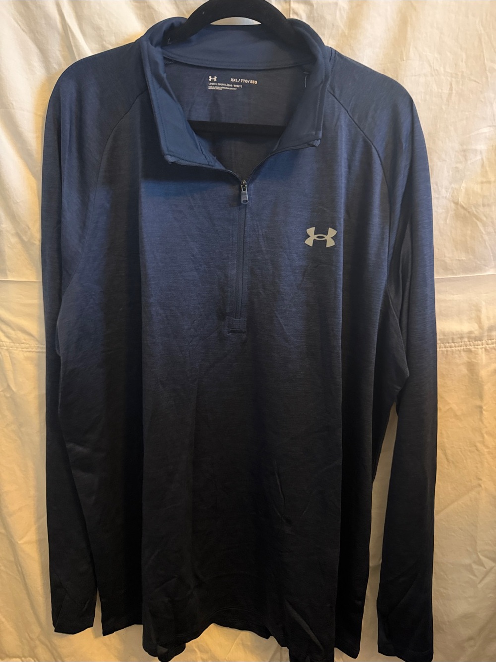Under Armour Navy Long-Sleeve 1/4 Zip Pullover